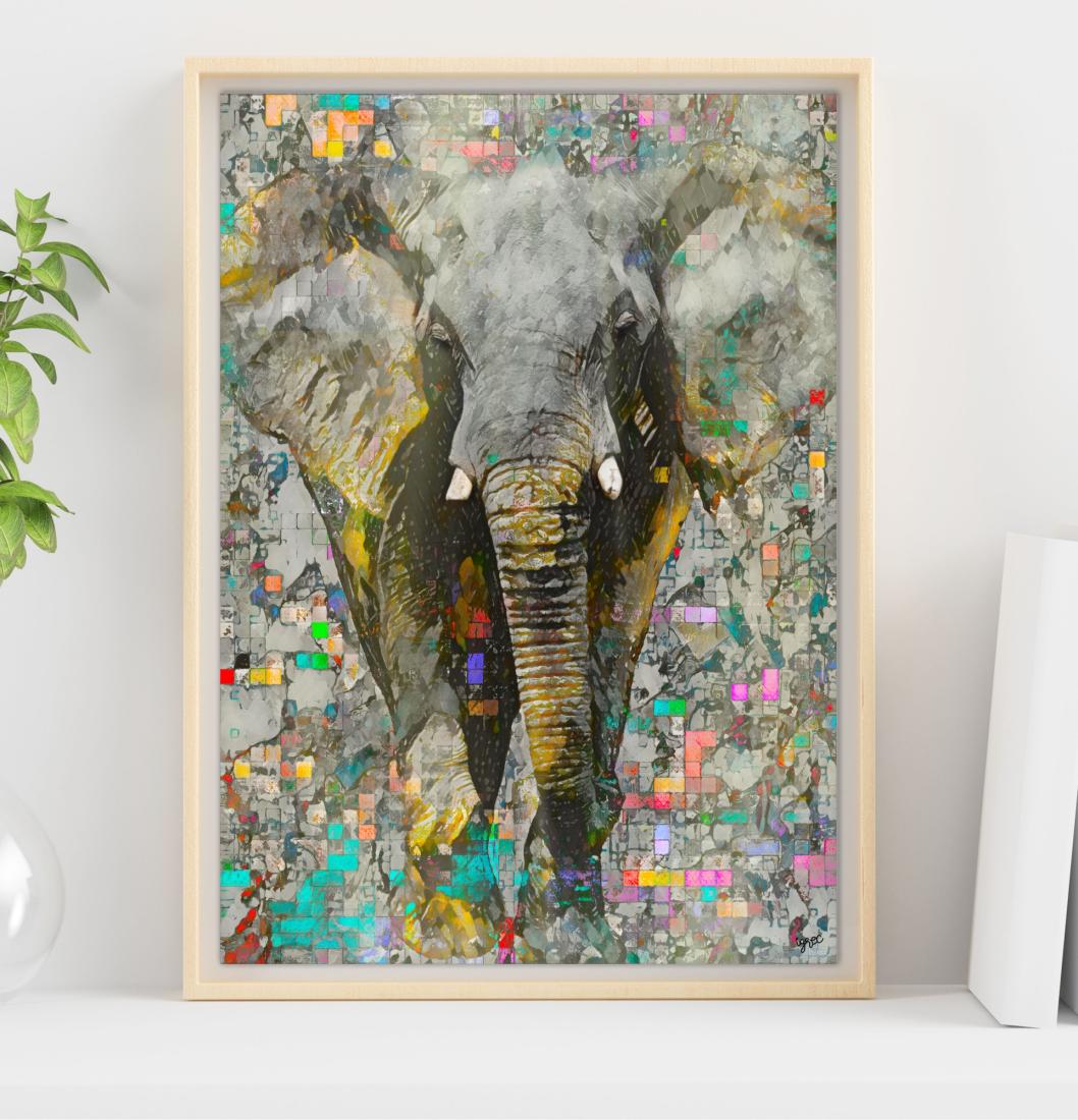 L'éléphant erre