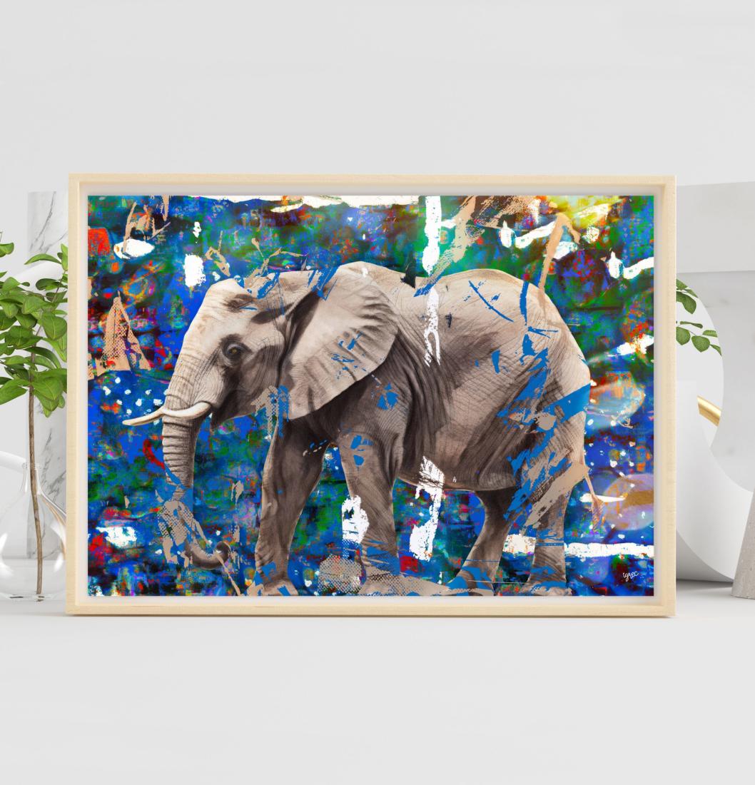 L'éléphant brousse